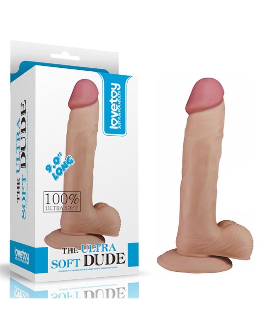 Dildo The Ultra Soft Dude 9 Natural