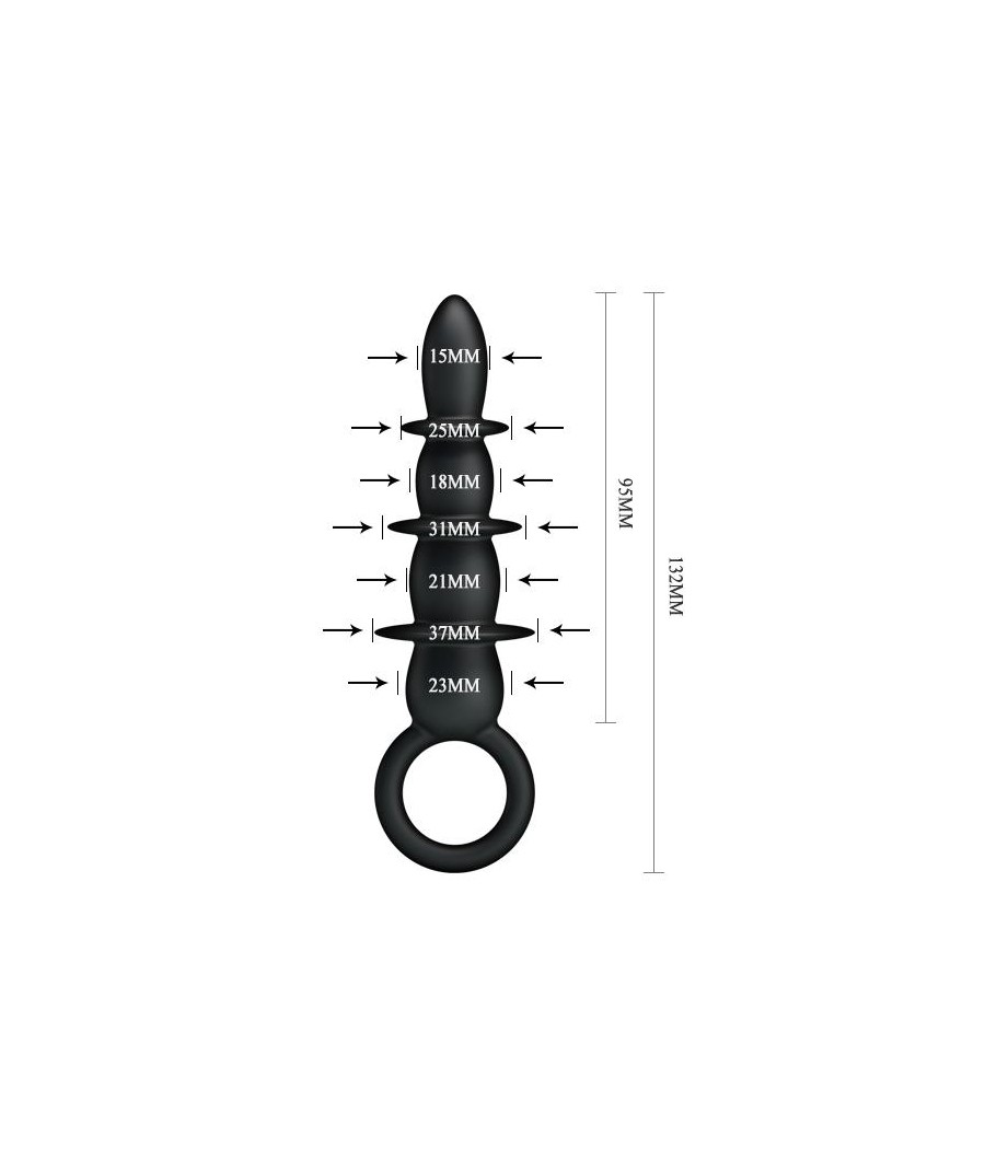 Plug Anal 3 Zonas Negro CL100