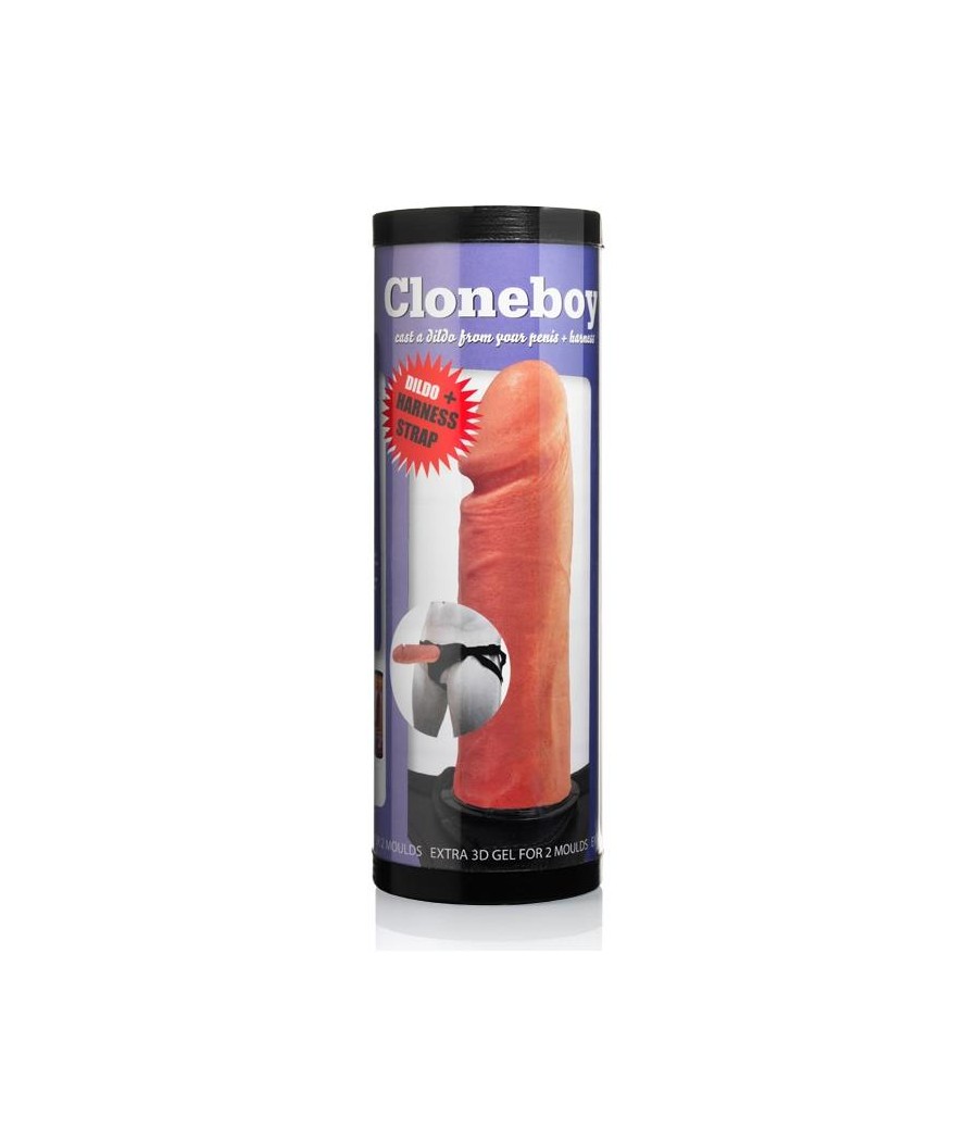 Clonador Dildo con Arnes Natural