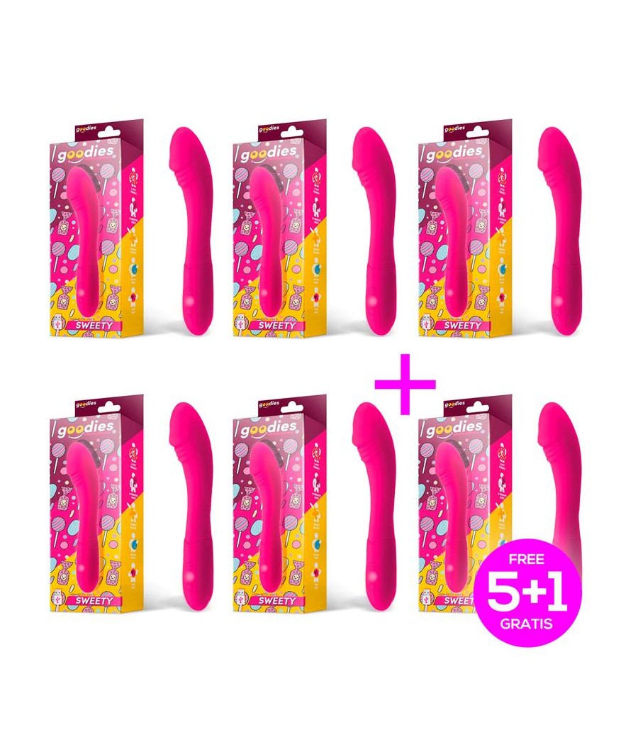 Pack 51 Sweety Vibrador Punto G USB Silicona