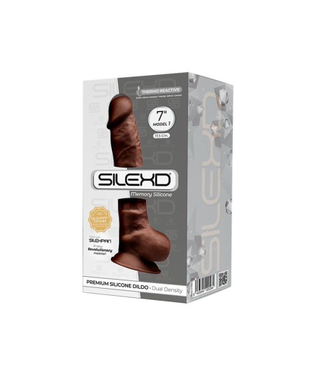 Dildo Dual Density Mod. 1 - 7 Marrón