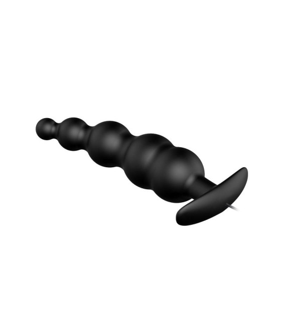 Vibrador Anal Burbujas Negro con Control Remo cl70