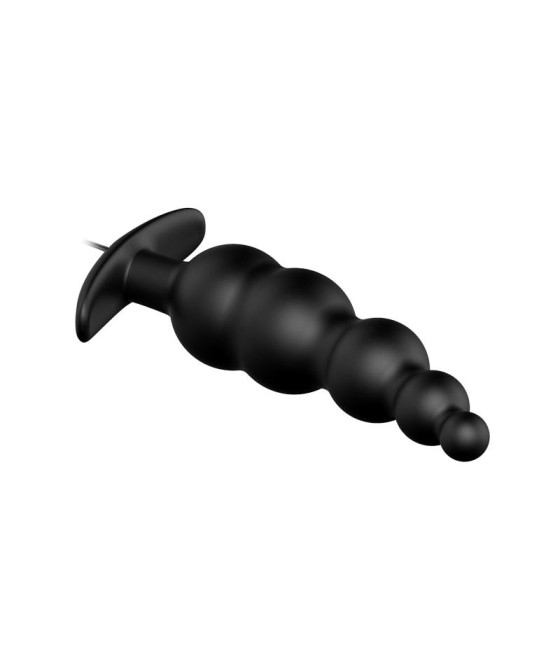 Vibrador Anal Burbujas Negro con Control Remo cl70