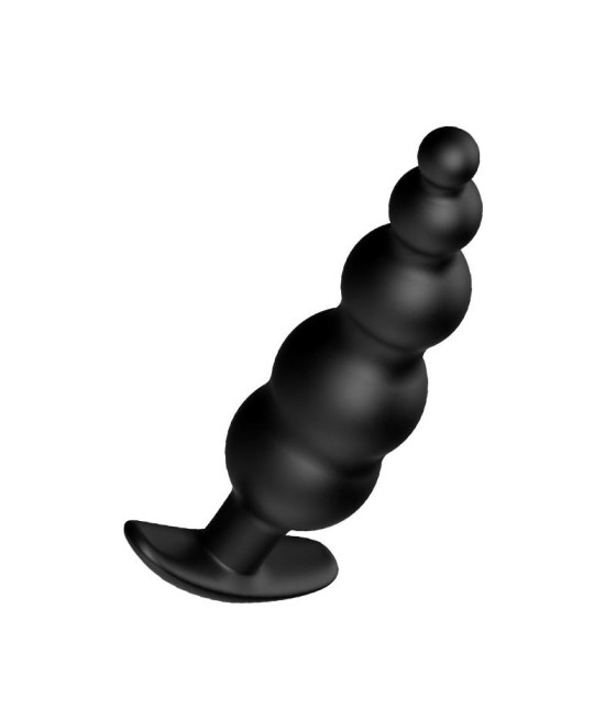 Plug Anal Burbujas Silicona Negro