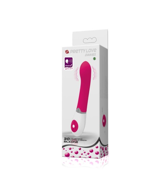 Vibrador Daniel con Control por Voz Color Rosa