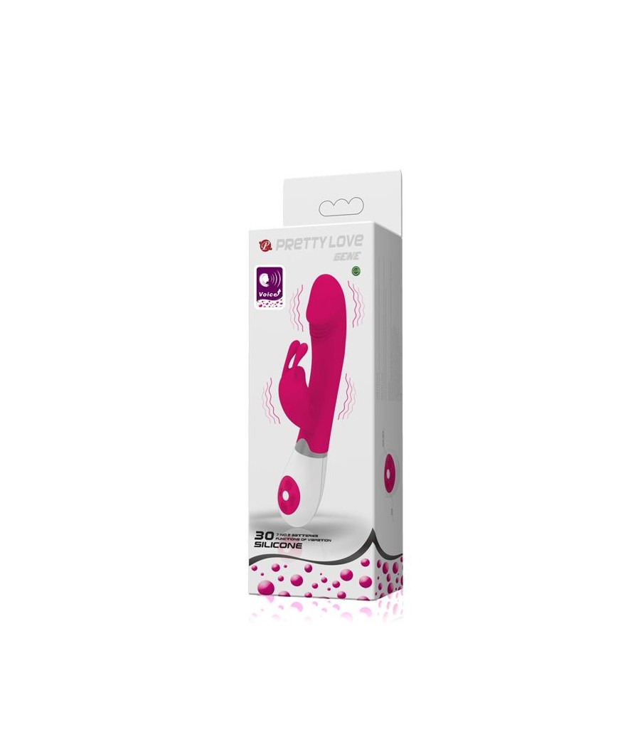 Vibrador Gene con Control por Voz Color Rosa