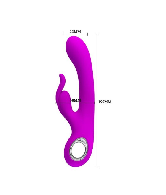 Vibrador Hot Rabbit Purpura