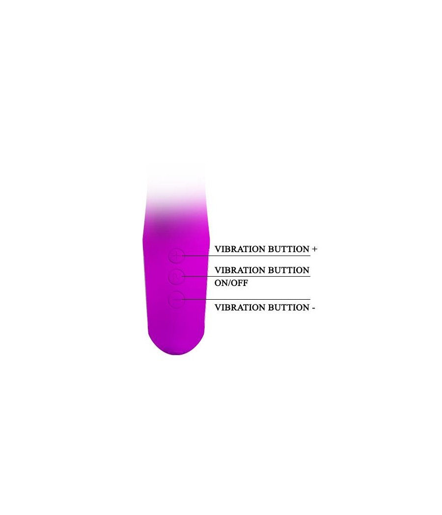 Vibrador Hot Rabbit Purpura