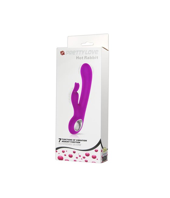 Vibrador Hot Rabbit Purpura