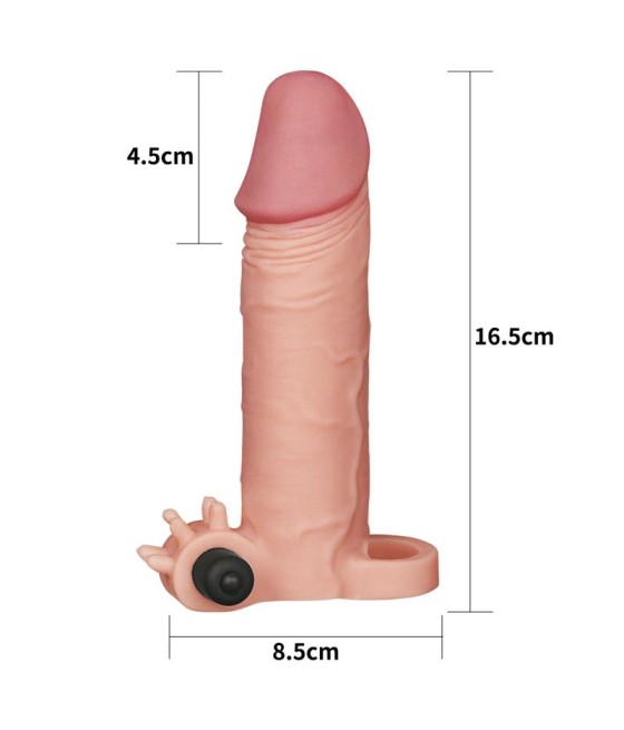 Funda para el Pene con Vibracion Add 2 Plesure X Tender Natural