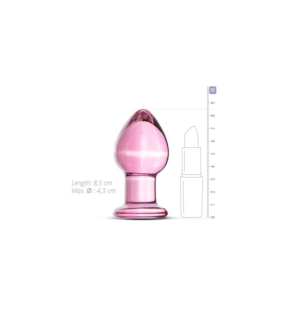 Plug anal Cristal Rosa