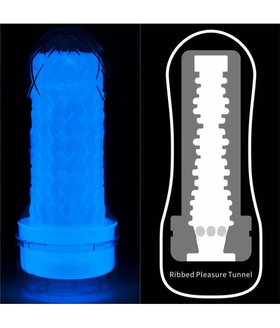 Masturbador Masculino Lumino Luz Azul