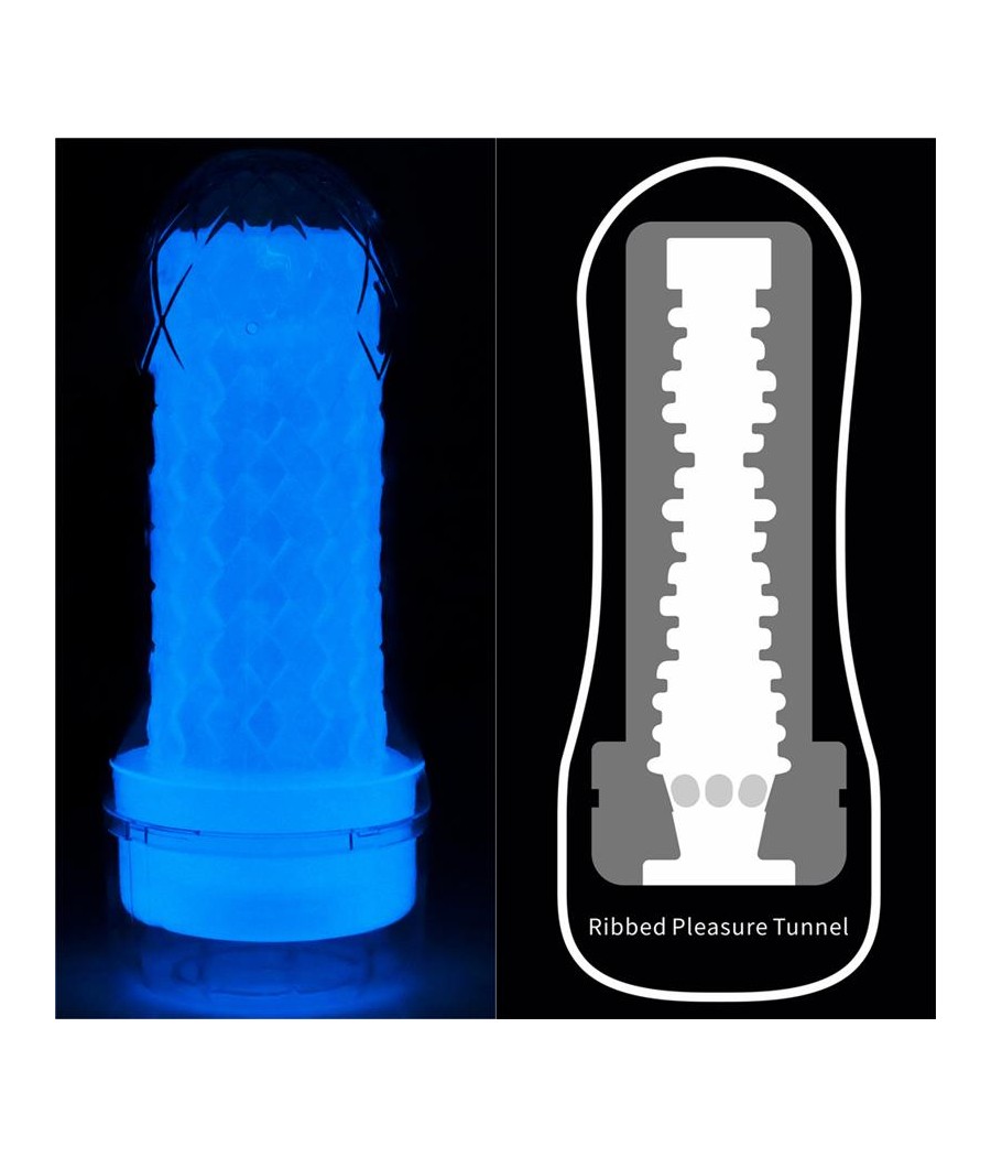 Masturbador Masculino Lumino Luz Azul