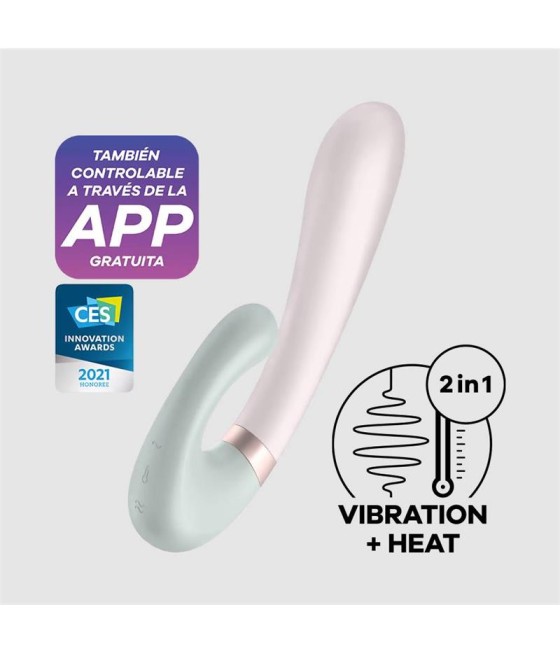 Heat Wave Vibrador con Efector Calor y APP Menta