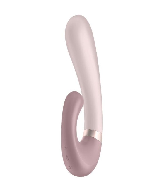 Heat Wave Vibrador con Efecto Calor Mauve con APP