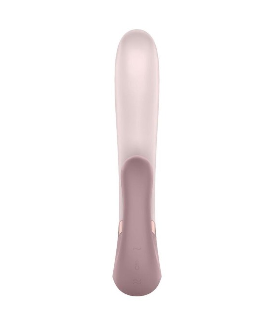 Heat Wave Vibrador con Efecto Calor Mauve con APP