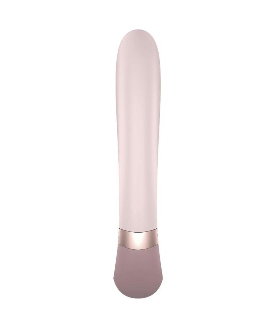 Heat Wave Vibrador con Efecto Calor Mauve con APP