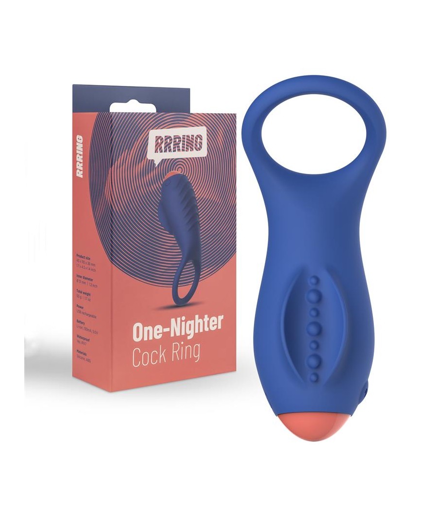 Rring One Nighter Anillo para el Pene con Vibracion USB Silicona