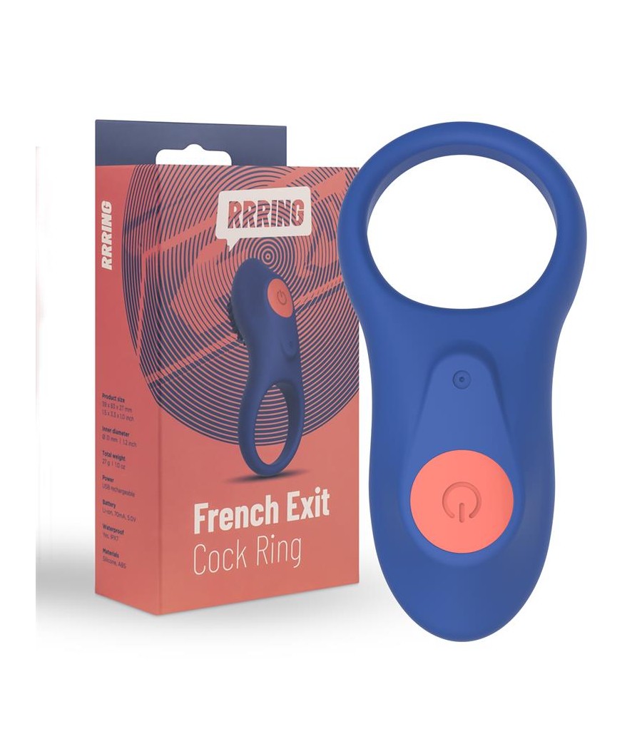 Rring French Exit Anillo para el Pene con Vibracion USB Silicona