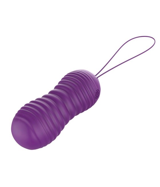 Orio Huevo Vibrador y Movimiento Telescopico Up and Down Control Remoto Purpura