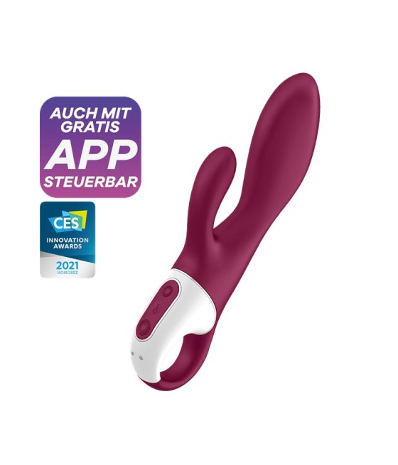 Heated Affair Vibrador con Funcion de Calor Punto G USB Silicona