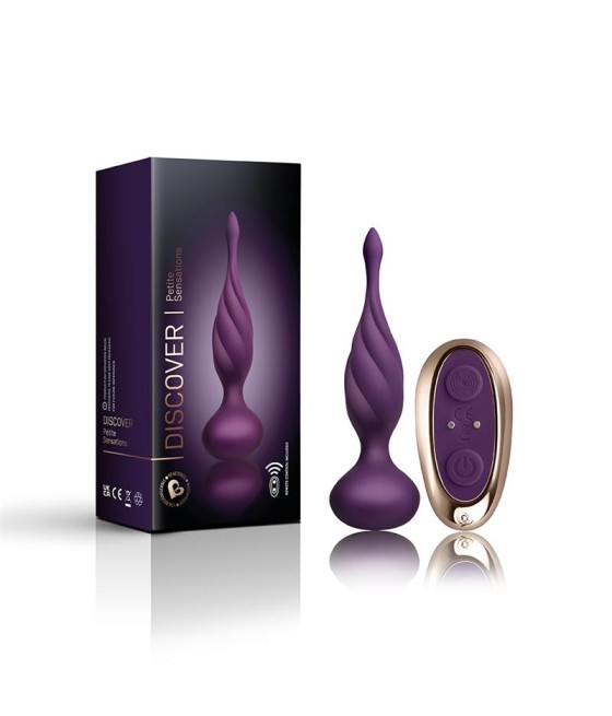 Plug Anal con Control Remoto Petite Sensations Discover Purpura