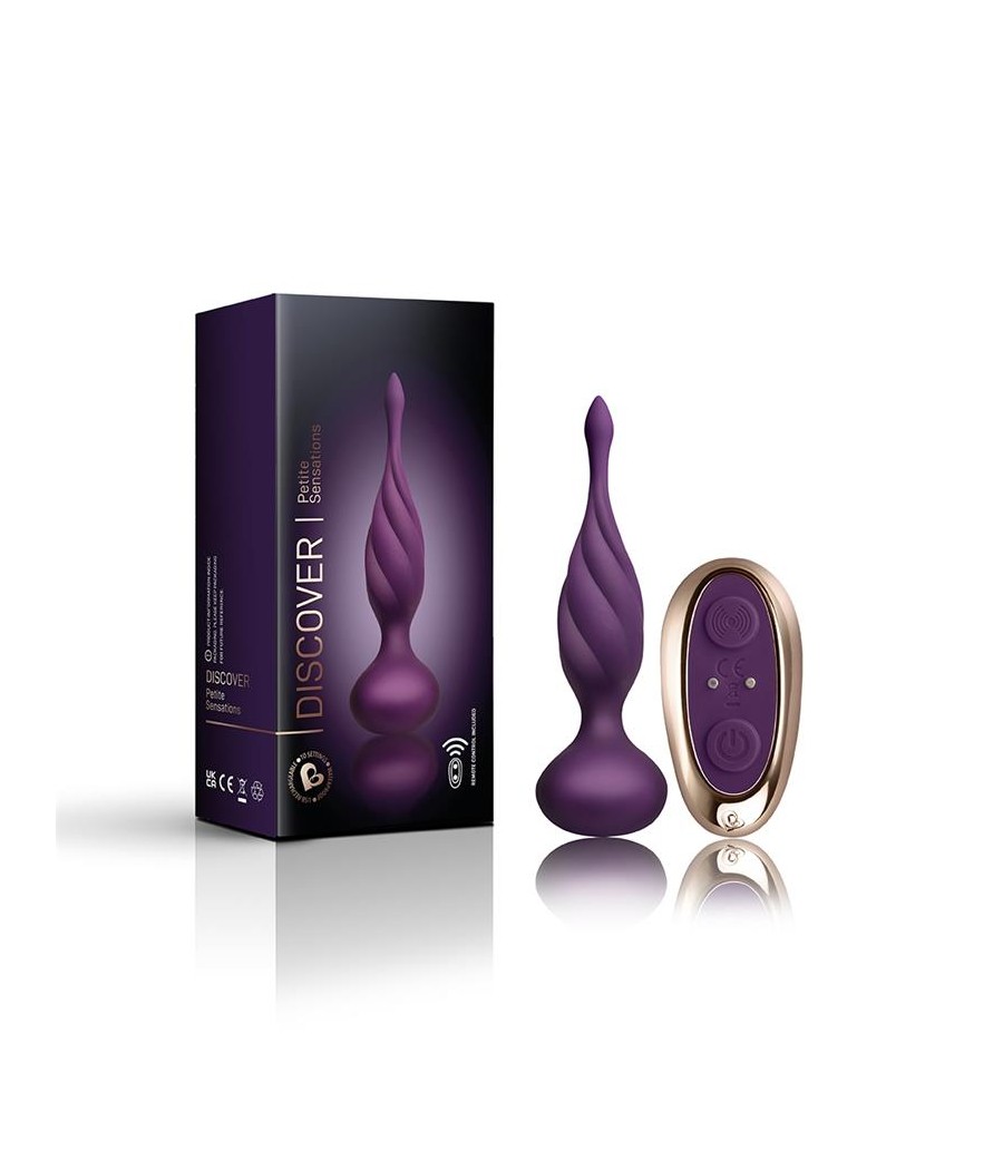 Plug Anal con Control Remoto Petite Sensations Discover Purpura