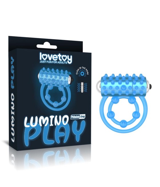 Lumino Play Anillo Vibrador Luz Azul