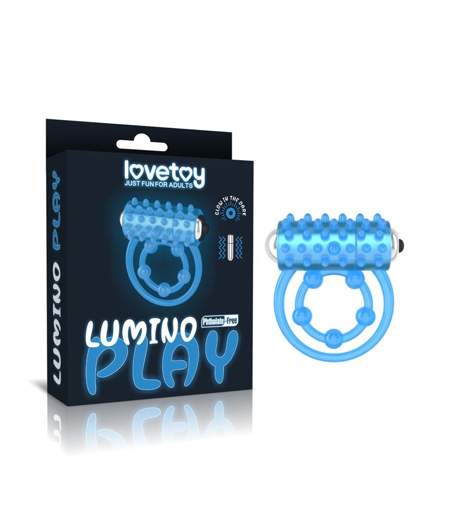 Lumino Play Anillo Vibrador Luz Azul