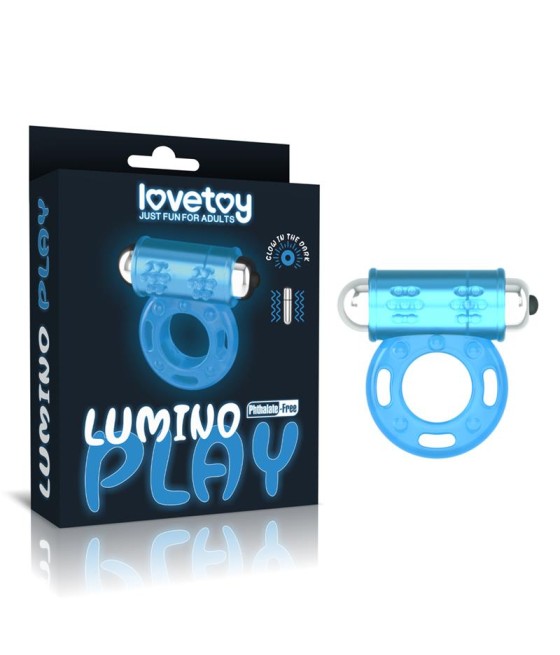 Lumino Play Anillo Vibrador Luz Azul