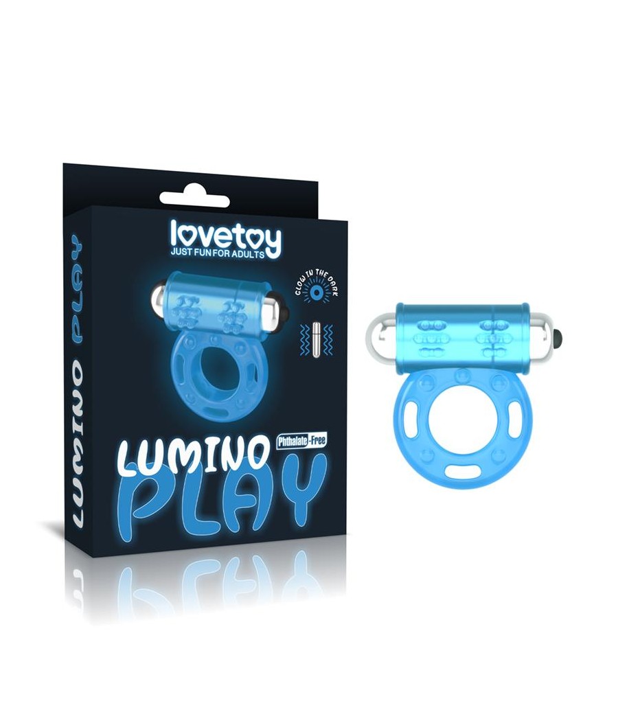 Lumino Play Anillo Vibrador Luz Azul