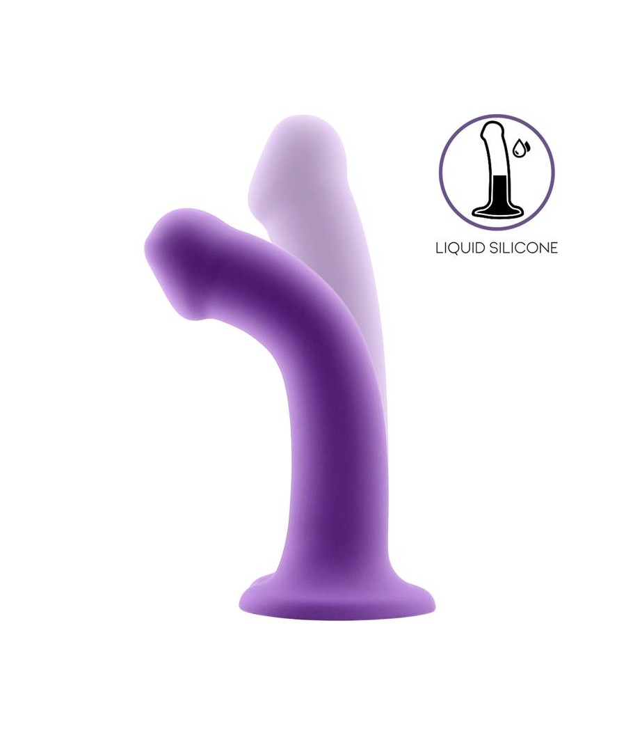 Bouncy Dildo Silicone Flexible Hiper Flexible 75 19 cm Talla L Purpura