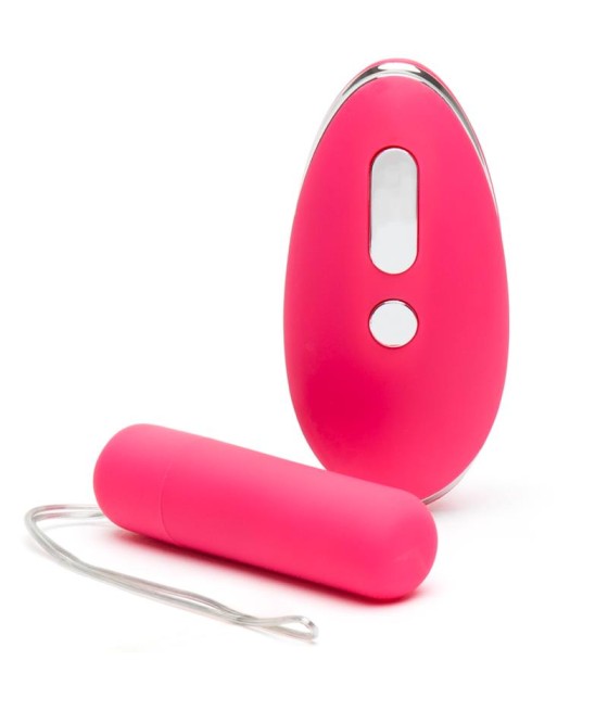 Estimuador Braguita Grande Control Remoto USB Rosa