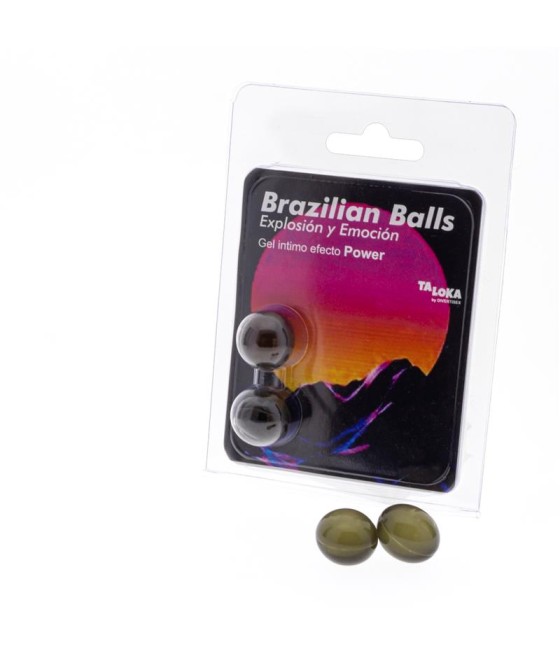 Set 2 Brazilian Balls Gel Excitante Efecto Power