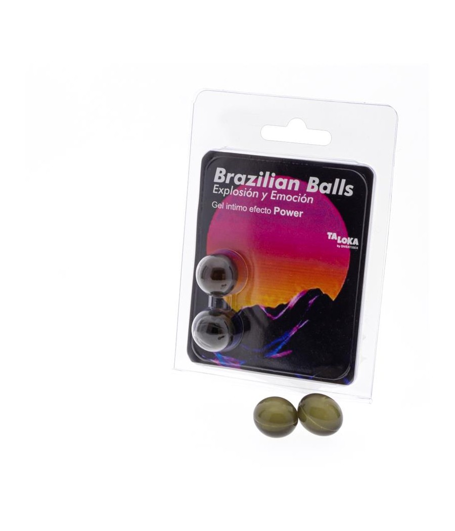 Set 2 Brazilian Balls Gel Excitante Efecto Power