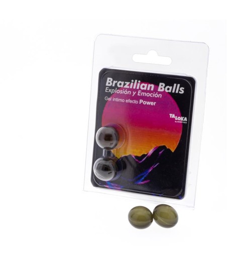 Set 2 Brazilian Balls Gel Excitante Efecto Power