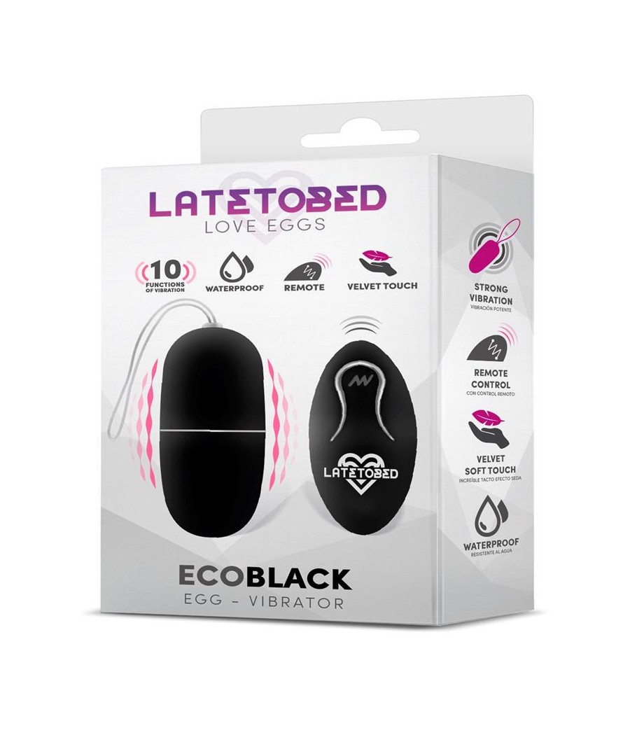 Ecoblack Huevo Vibrador con Control Remoto