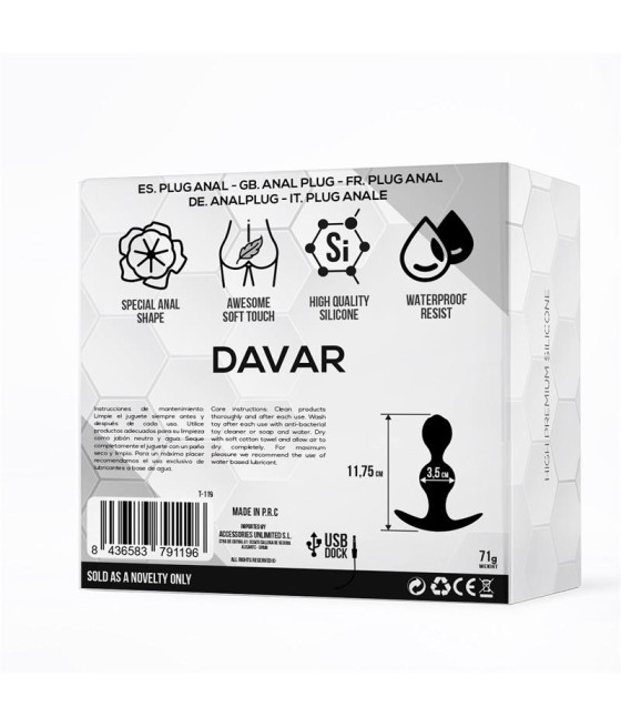 Davar Pluf Anal Silicona