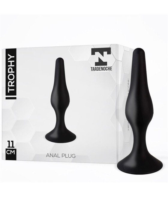 Trophy Plug Anal 11 cm Silicona Negro