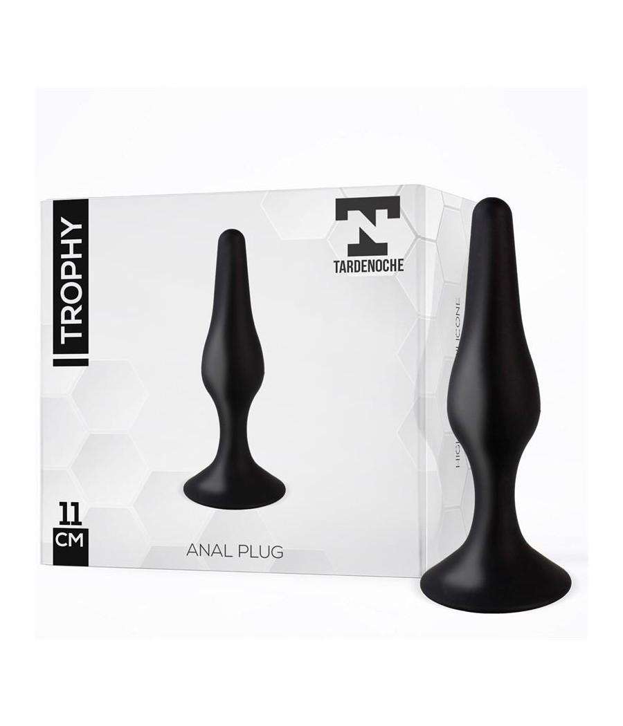 Trophy Plug Anal 11 cm Silicona Negro