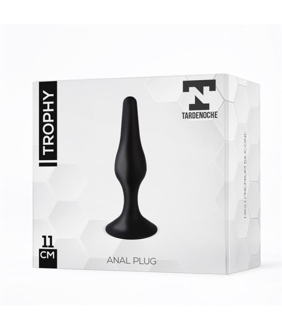 Trophy Plug Anal 11 cm Silicona Negro