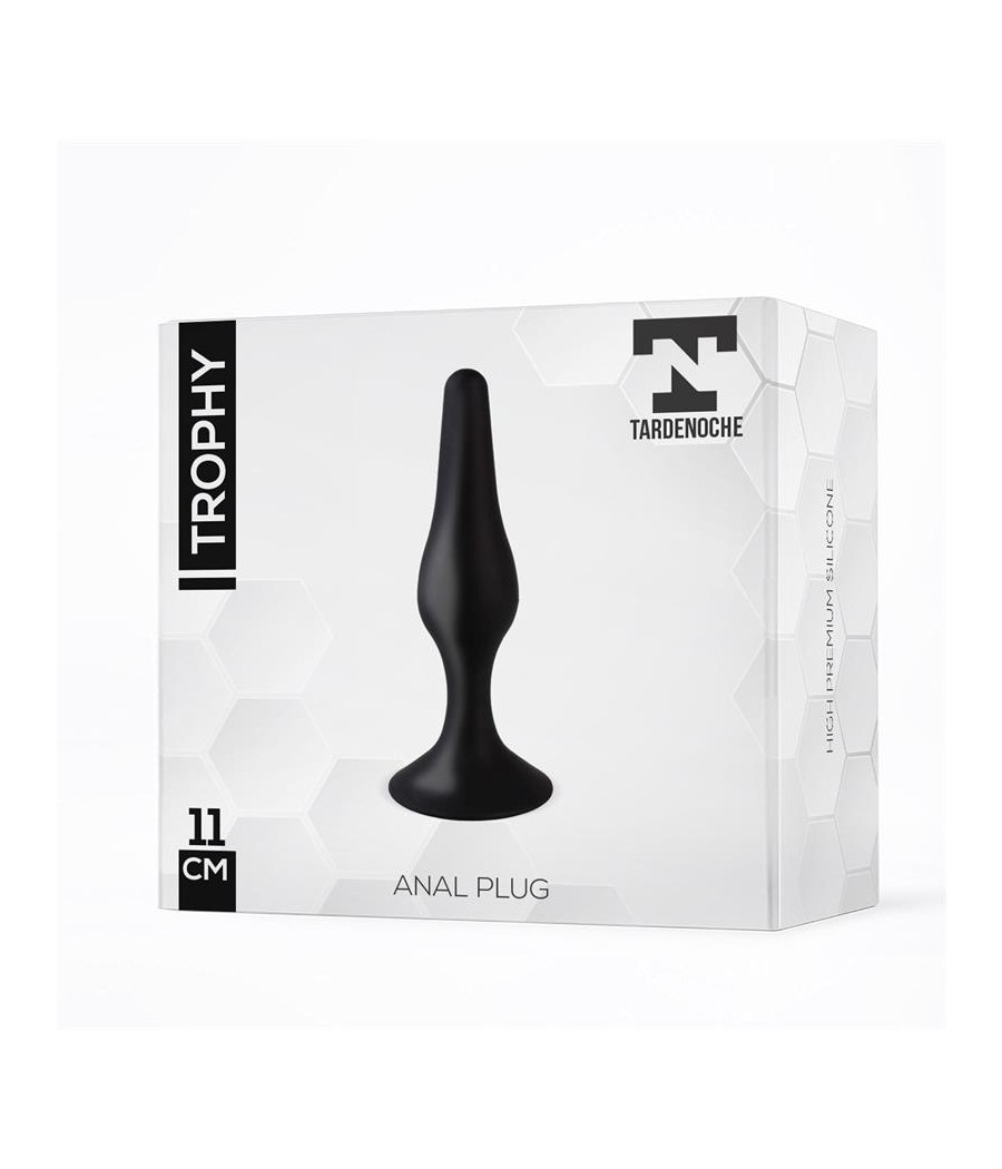 Trophy Plug Anal 11 cm Silicona Negro