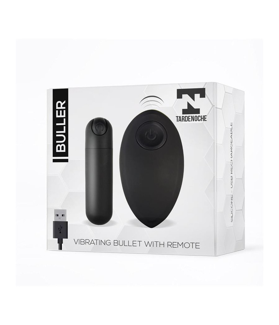 Buller Bala Vibradora Control Remoto USB Negro