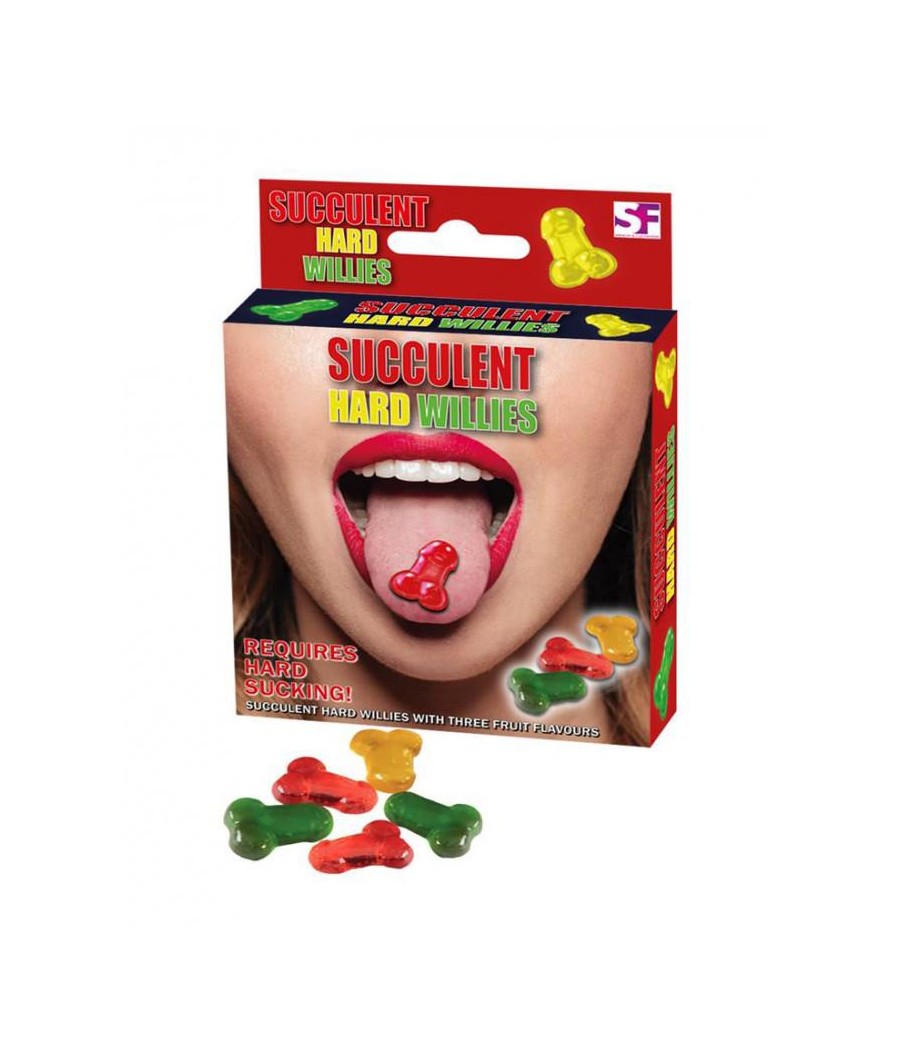 Caramelo Duro Sabor Fruta Forma Pene Succulent Hard Willies