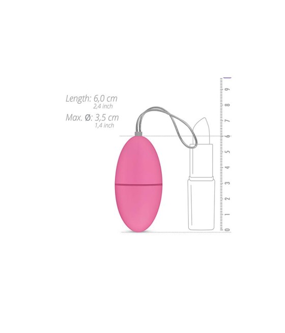 Huevo Vibrador Control Remoto Rosa