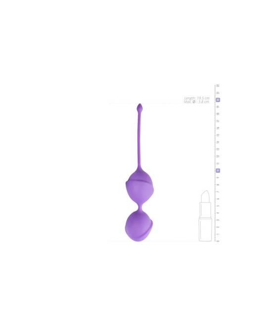 Bolas Vaginales Silicona Purpura