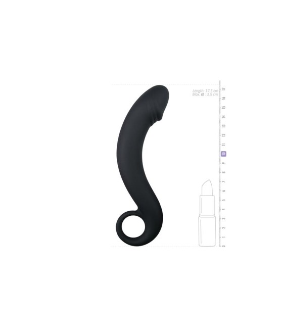 Dildo Negro Silicona Prostata