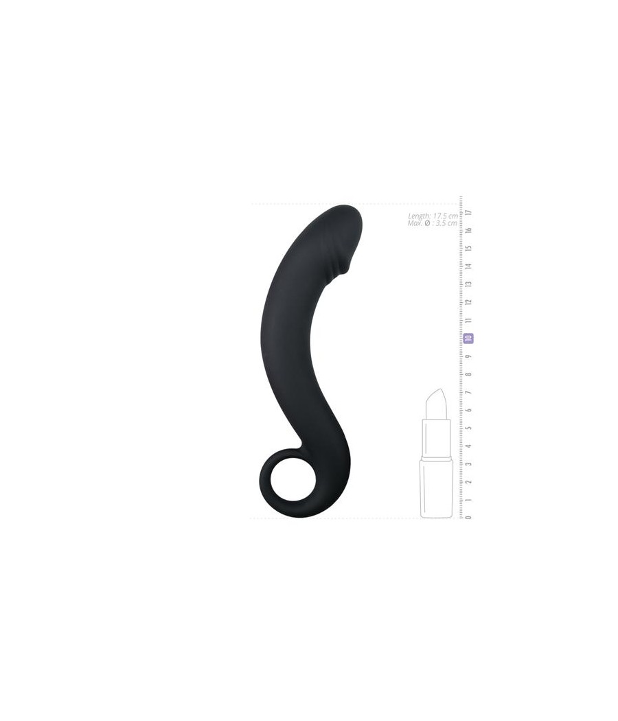 Dildo Negro Silicona Prostata