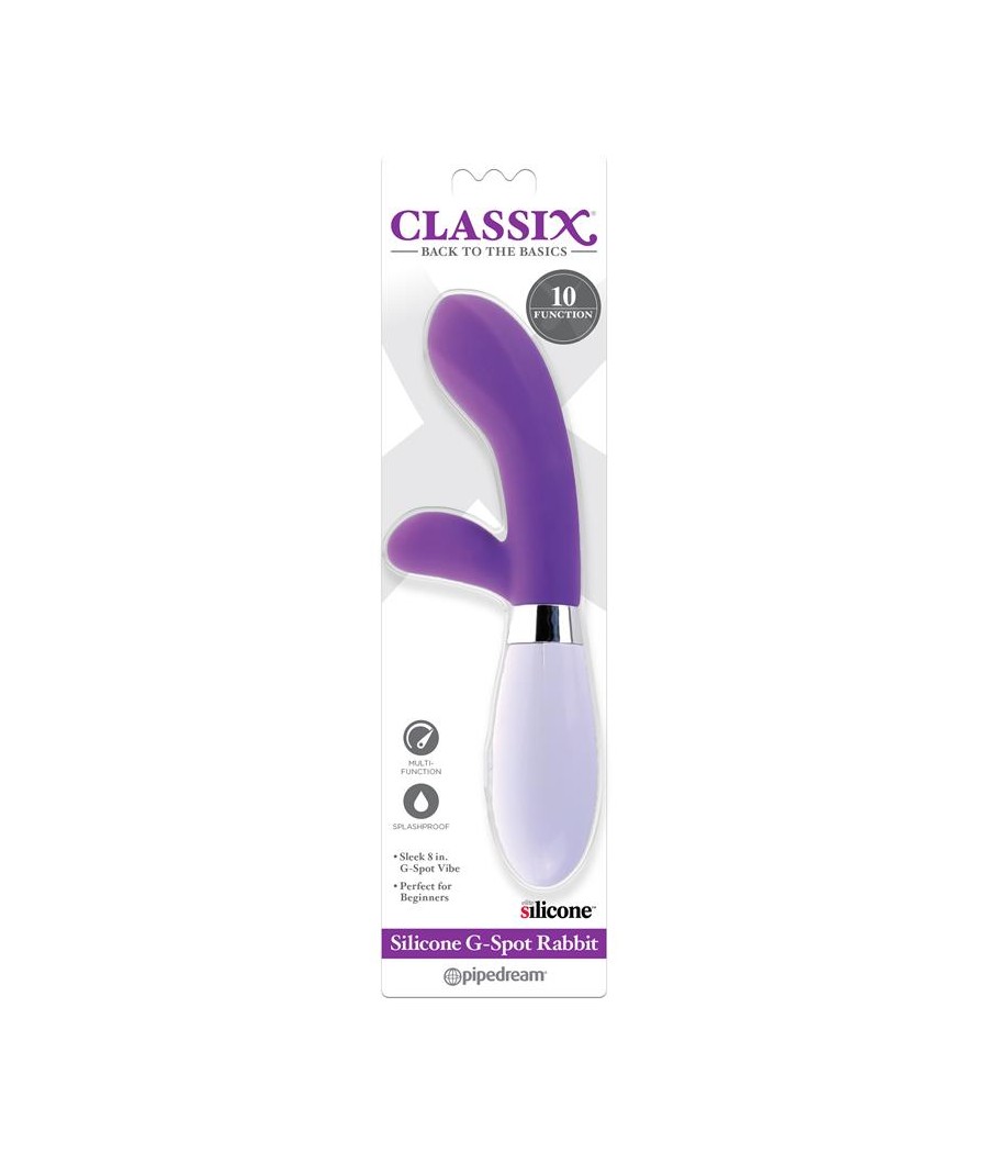 Vibrador G Spot Rabbit Purpura