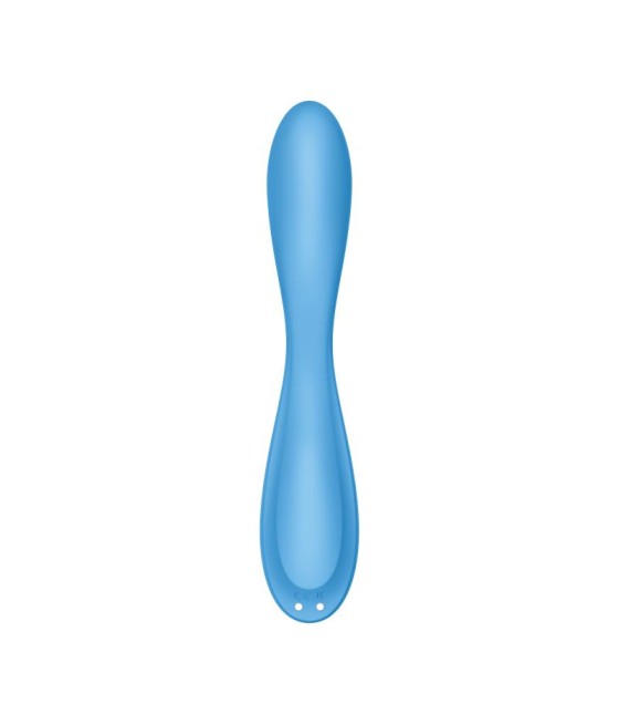 Vibrador G Spot Flex 4 con APP Satisfyer Connect Azul